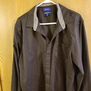Untucked Fit Mens Shirt - XXL - Gray